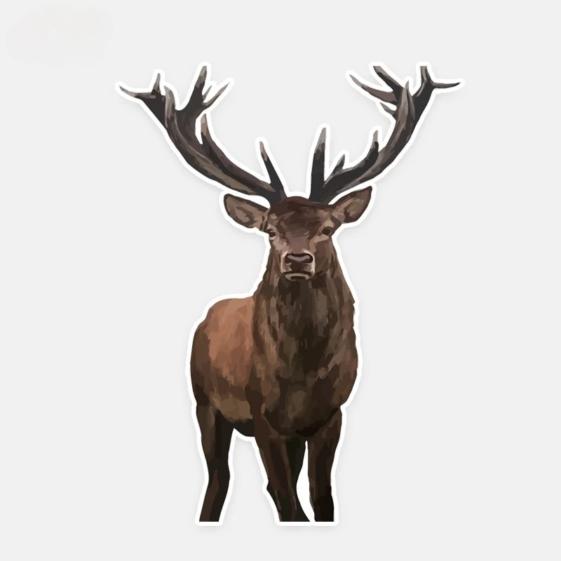

Cartoon Animal Deer Car Sticker Decal Novelty Decoration Graphic PVC KK15*11cm