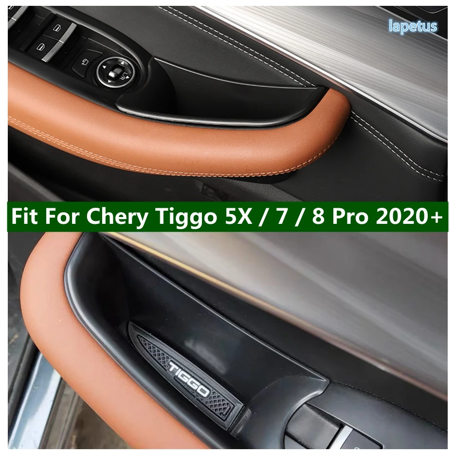 

Lapetus Black Interior Front Door Storage Box Coin Stowing Tidying Auto Accessories Fit For Chery Tiggo 5X / 7 / 8 Pro 2020 2021