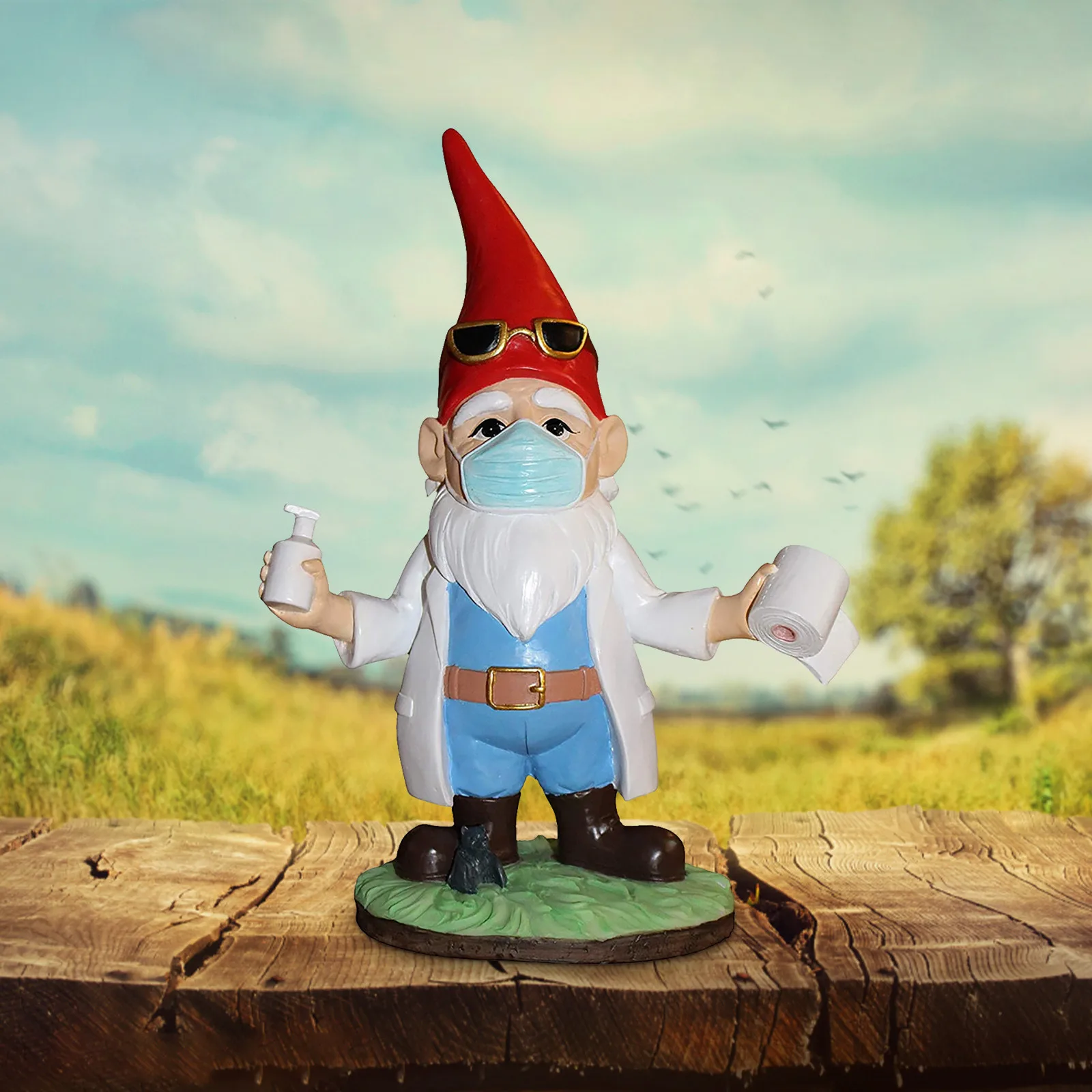 

Resin Cute Sexy Doctora Garden Statues Gnome Dwarf Elfa Sculptures Outdoor Courtyard Decoration Ornaments Garten Dekoration