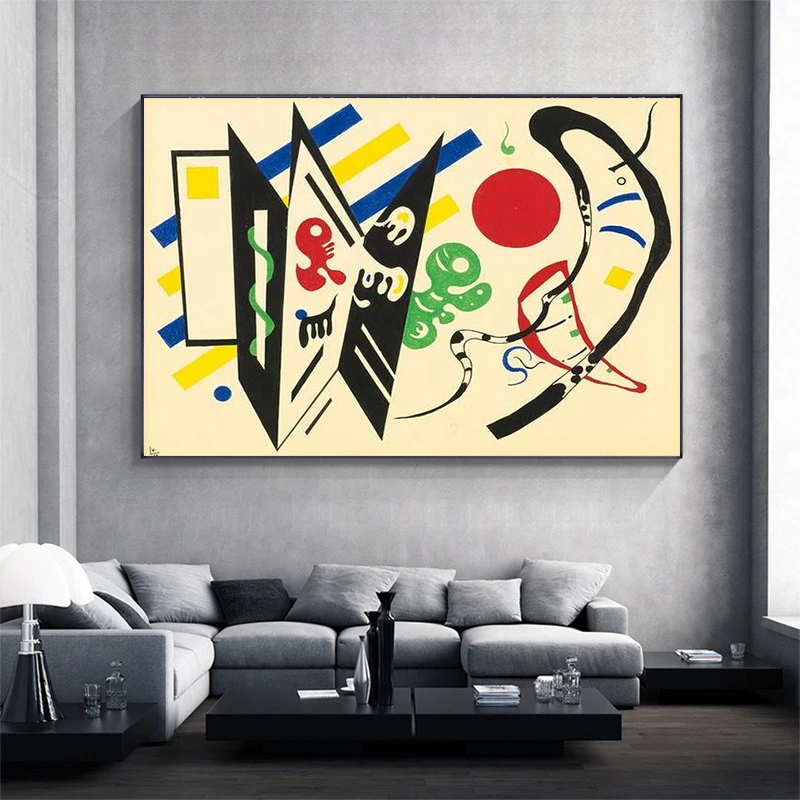 

Home Decoration Print Canvas Art Wall Pictures for Living Room Poster Canvas Printings Paintingsn Russian Wassily Kandinsky3