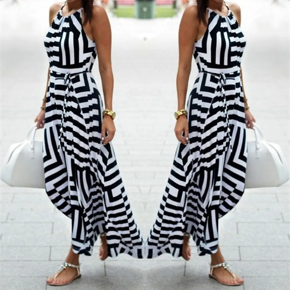 

Woman Summer Dress Women Sexy Summer Boho Maxi Long Evening Party Beach Dress Sundress Jurken Zomer 2021 Dames