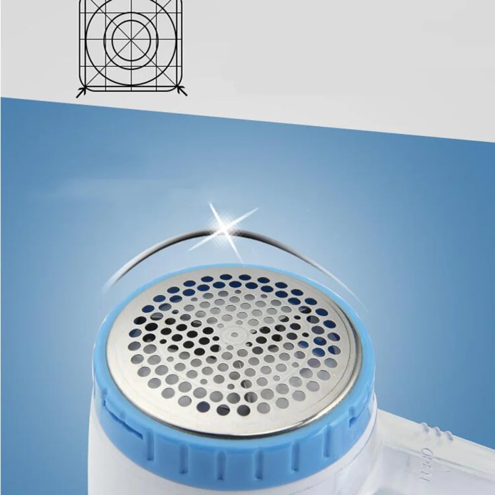 

Lint Remover Fuzz Fabric Shaver Fluff Remover for Clothes Carpet Curtain Sweater USB Charger (Blue)