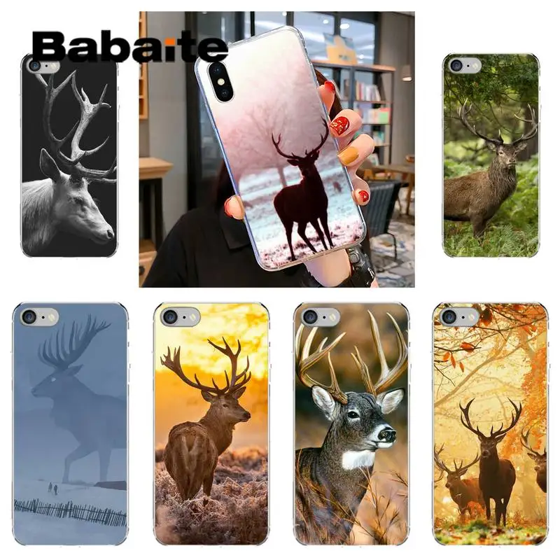 

Babaite Sika deer Bambi Phone Case coque cover for iPhone 12 8 7 6 6S Plus X XS MAX 5 5S SE XR 11 12 11pro promax shell