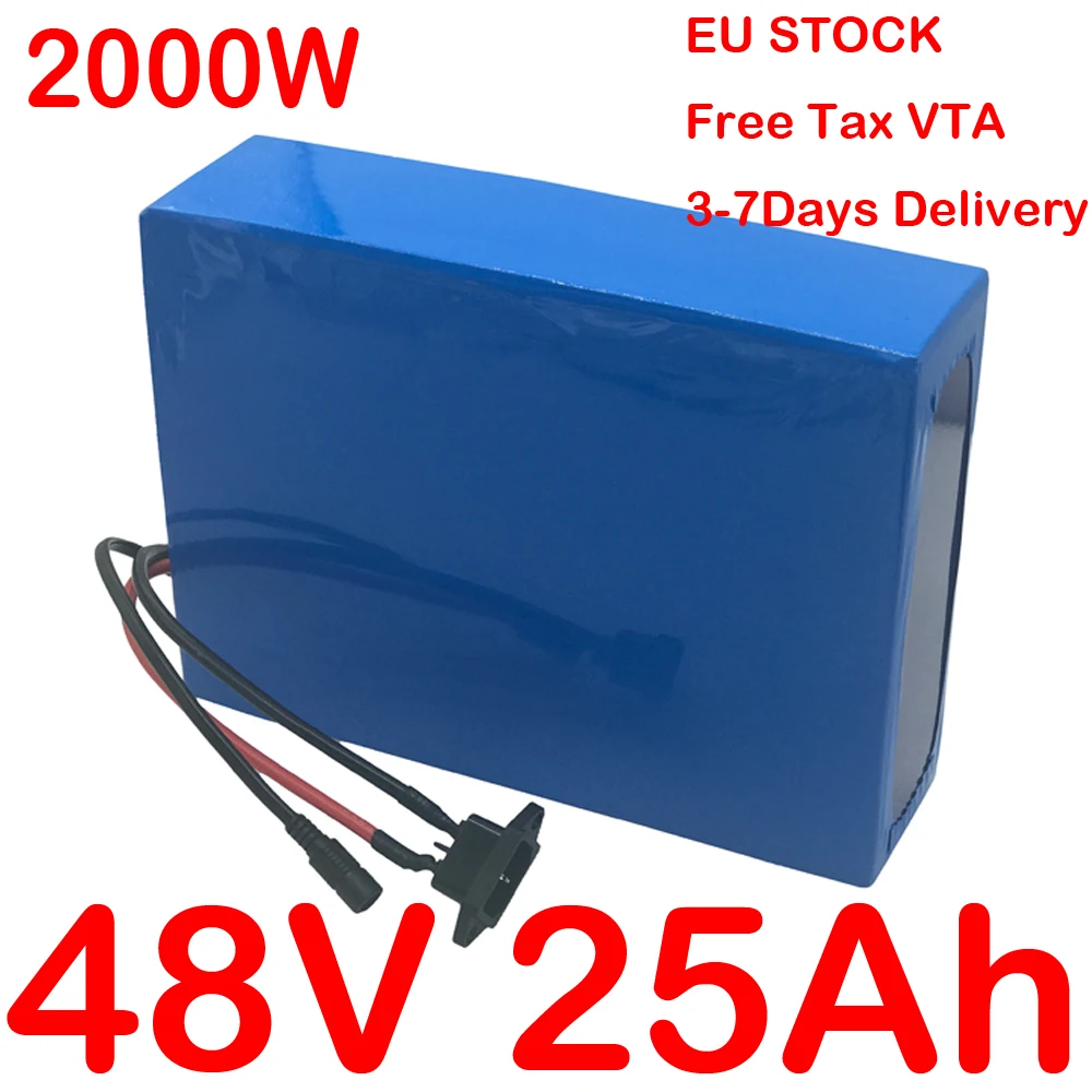 

ebike battery 48v 10ah 13ah 15ah 18ah 20ah 25ah 500w 1000w 1500w 2000w 18650 Lithium ion bateria Pack Electric Bicycle batterie