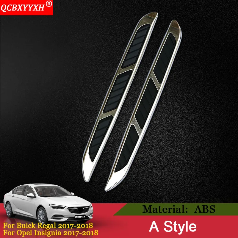 QCBXYYXH ABS 2 шт./лот авто Стайлинг наклейки на вентиляционное отверстие Внешнее