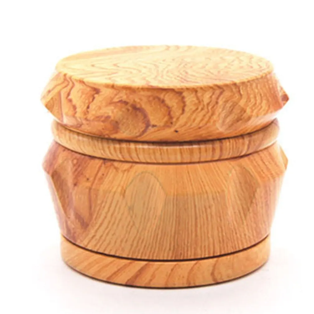 

Wooden Grain Resin Weed Grinder 4 Layers Machine Herb Grinder 40mm Tobacco Smoke Crusher Hand Smoking Tools