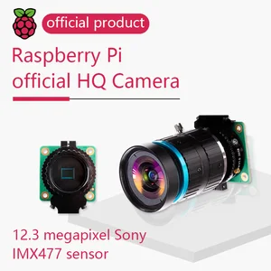 Камера Raspberry Pi, камера высокого качества, 12,3 МП, Sony IMX477 с регулируемым фокусом сзади и поддержкой объективов C и CS-mount