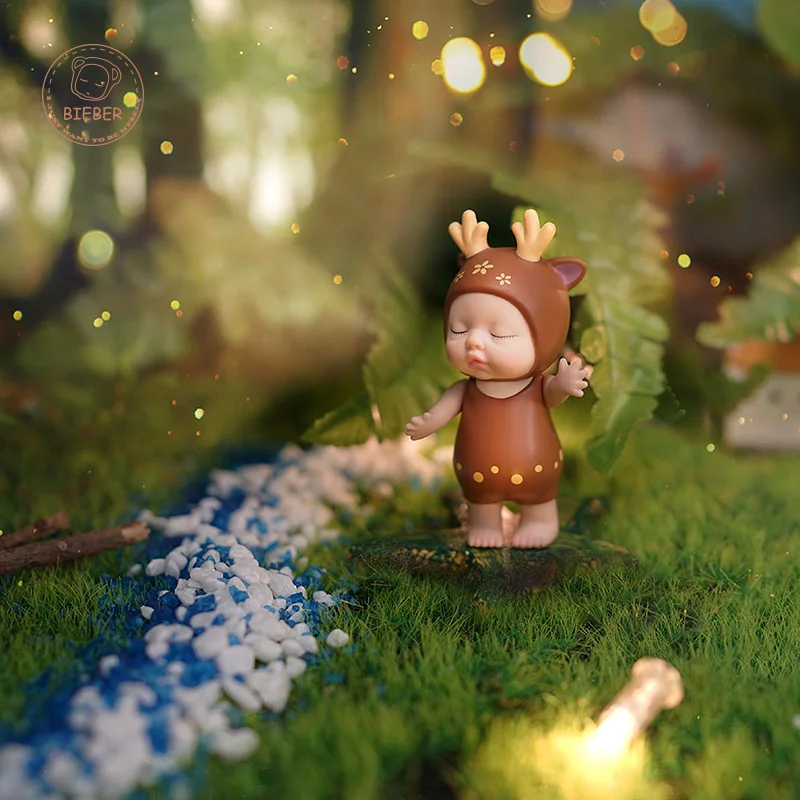 Глухая коробка Bieber 5 поколение волна играть кукла Фэнтези лес украшения ручной