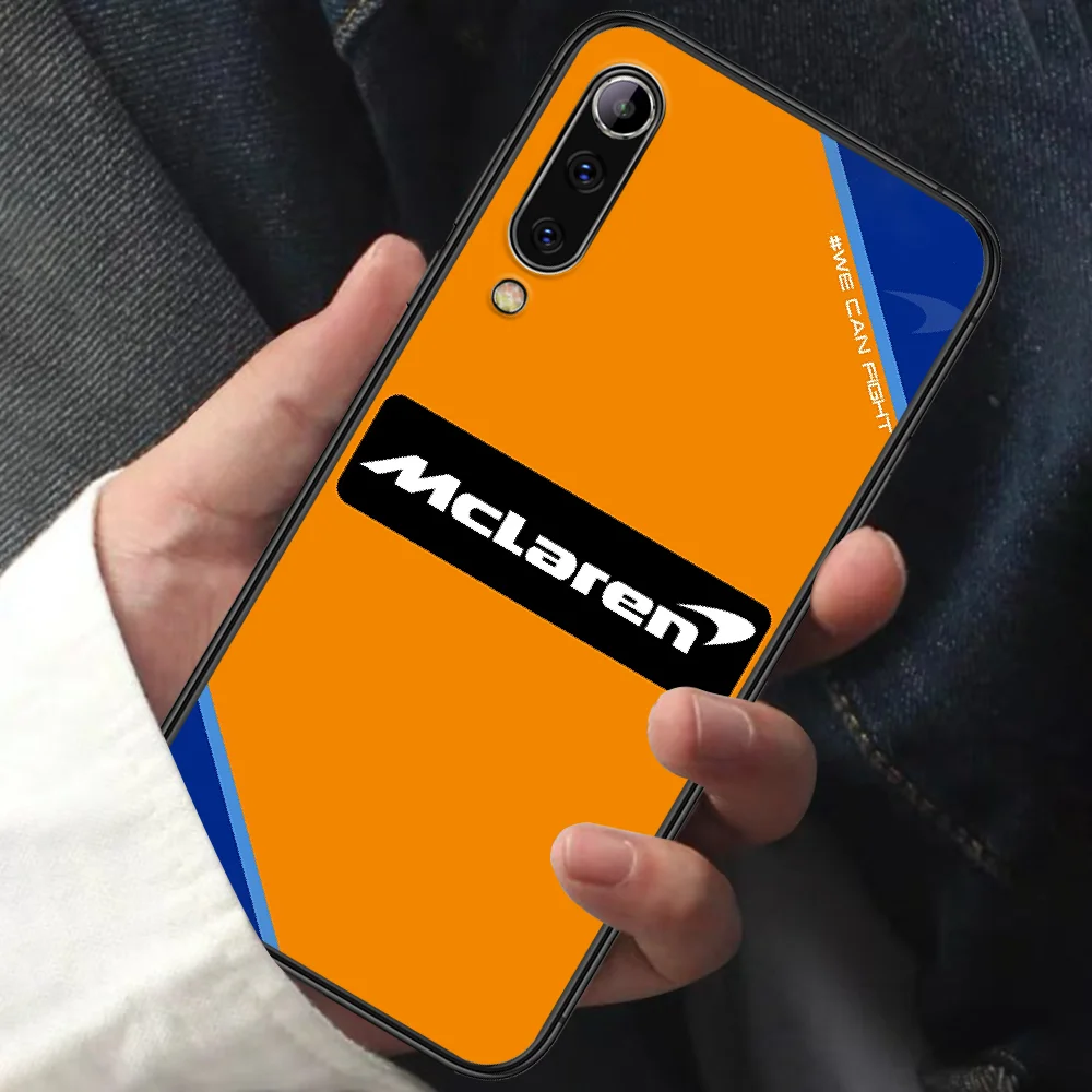 

Mclaren Sport Car Phone Case For XIAOMI MI Note 8 9 T 10 Pro Lite SE A2 A3 POCO X M MAX 2 3 black Funda 3D Shell Tpu Waterproof