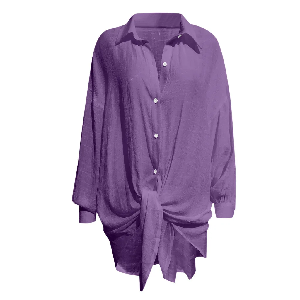 

s-5xl Plus Size Blouse Women Fashion 2020 Summer Cool Sunscreen Long Shirts Long Sleeve Casual Loose Tops T Shirt Dress Blouses