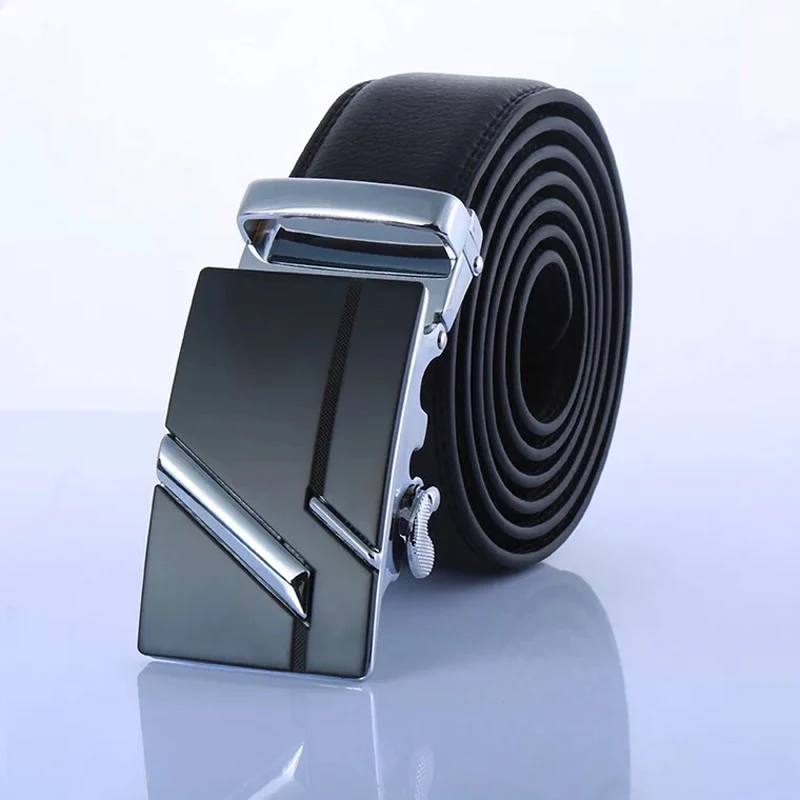 Модный деловой мужской роскошный подарочный набор кошелек брелок пояс высшего