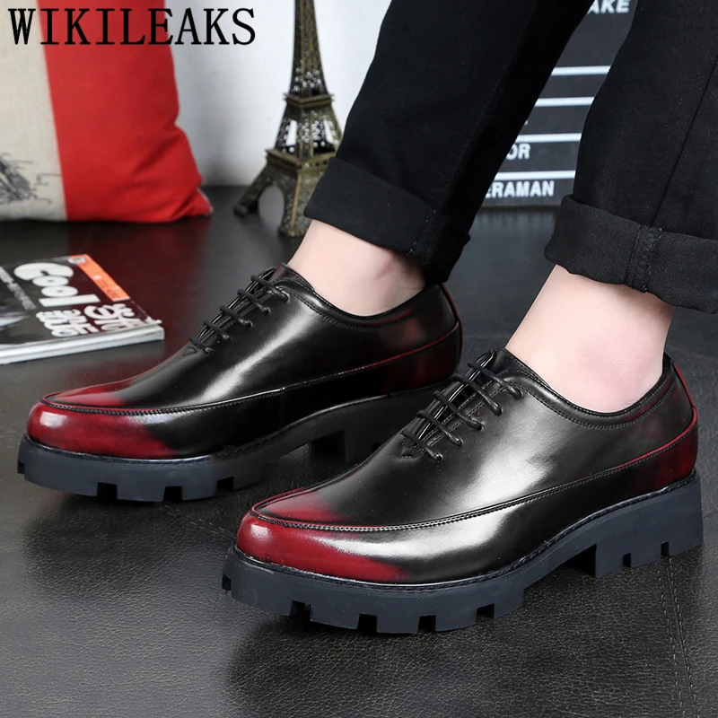 Туфли-оксфорды для мужчин свадебные туфли парикмахера итальянские Роскошные