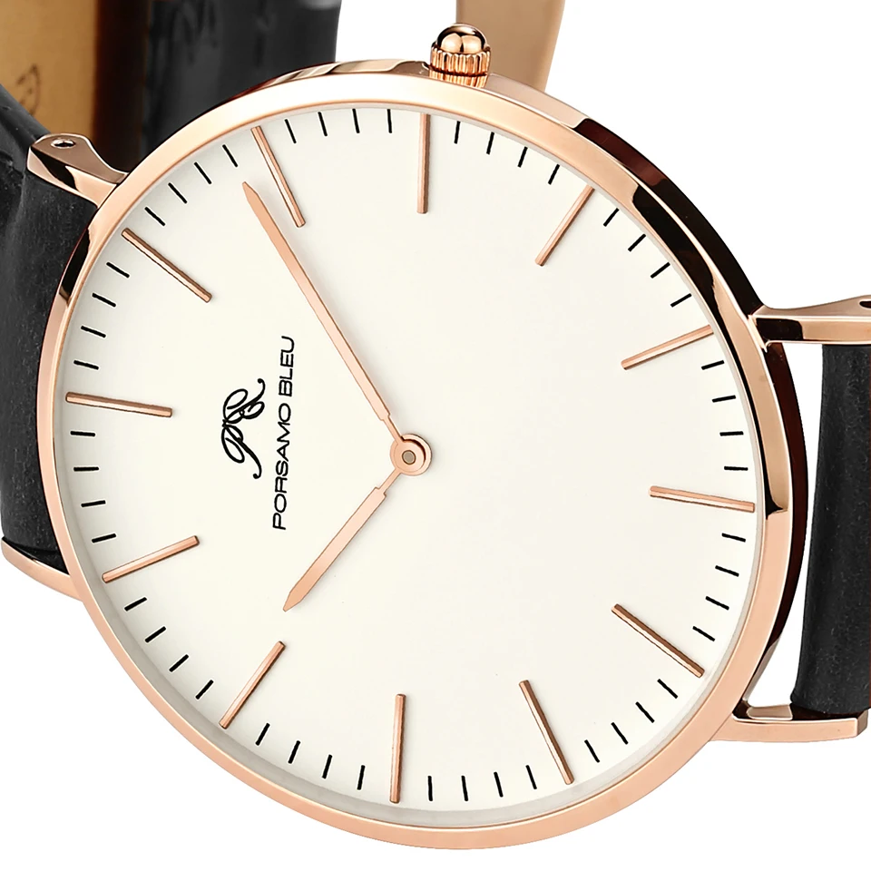 40 мм брендовые высококачественные мужские часы Японский часовой кожаный ремешок