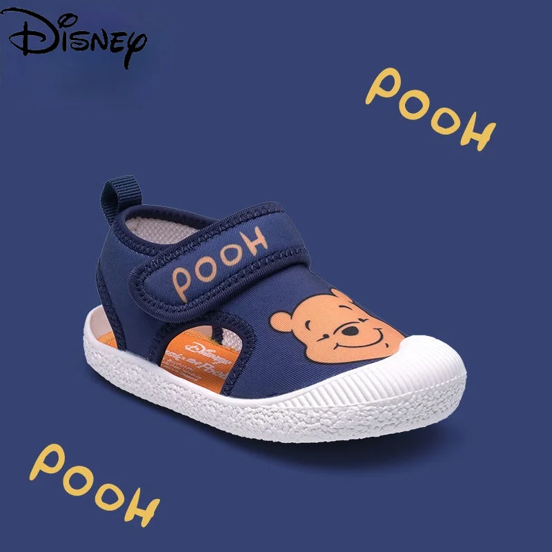 

Disney Summer New 2021 Fashion and Comfortable Plastic Baotou Velcro Toddler Shoes Casual All-match Children's Shoes