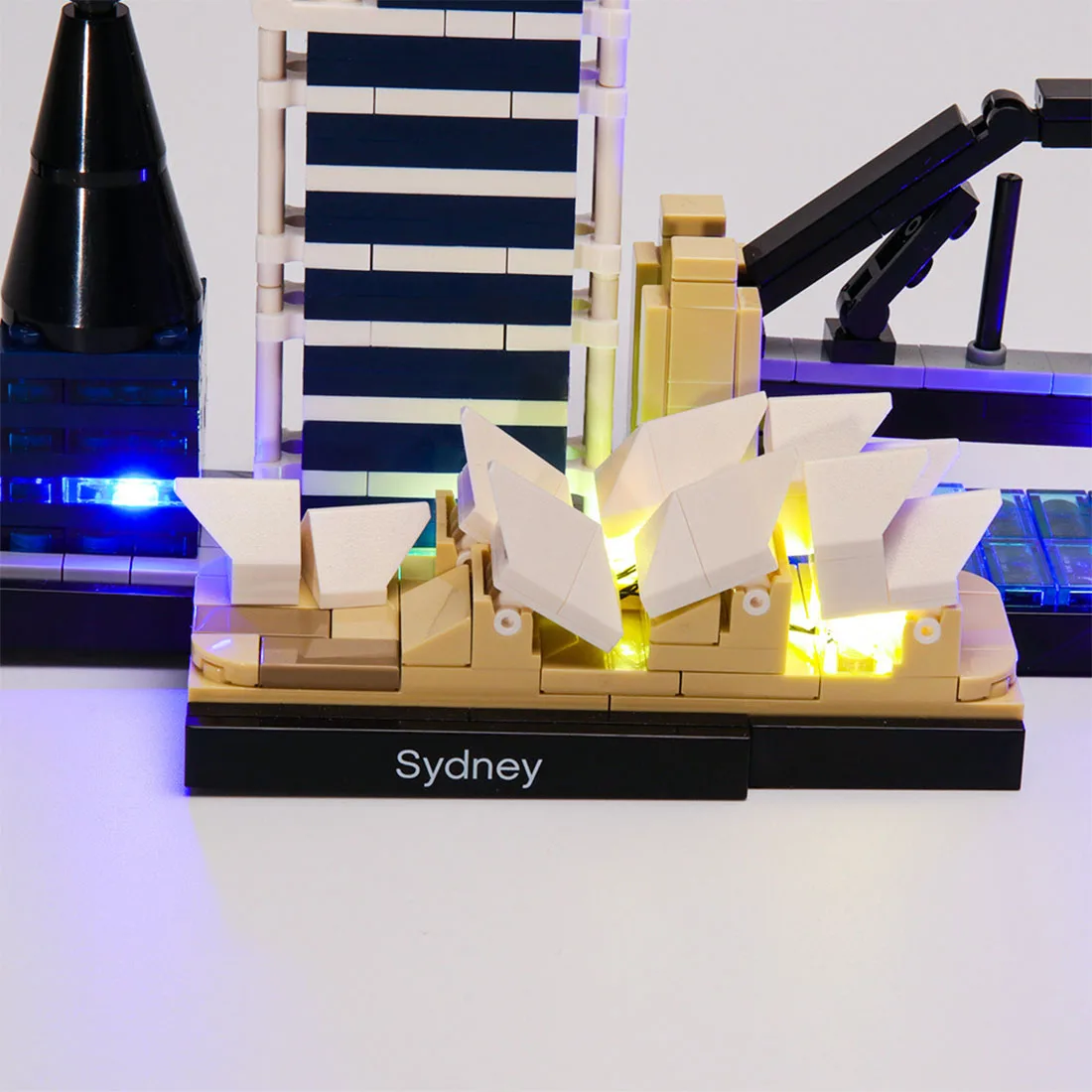 

USB Powered LED Lighting Kit for Architecture Sydney Skyline 21032 (Only LED Light, No Block Kit)