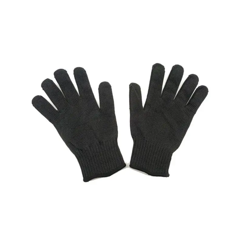 

1 Pair Anti-Cut Gloves Cut Proof Stab Resistant Stainless Steel Level 5 Protect
