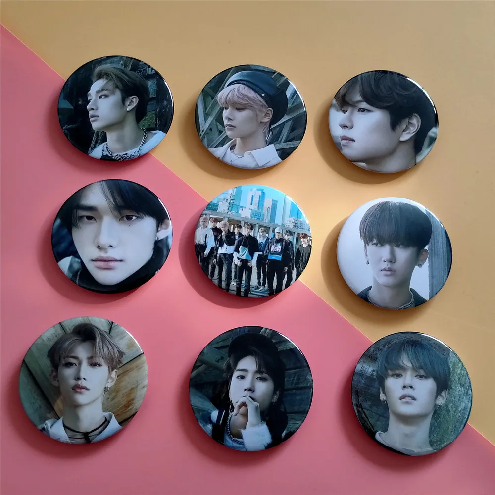 KPOP StrayKids новый альбом Cl é: брошь с рисунком на графине значок фотопечатью