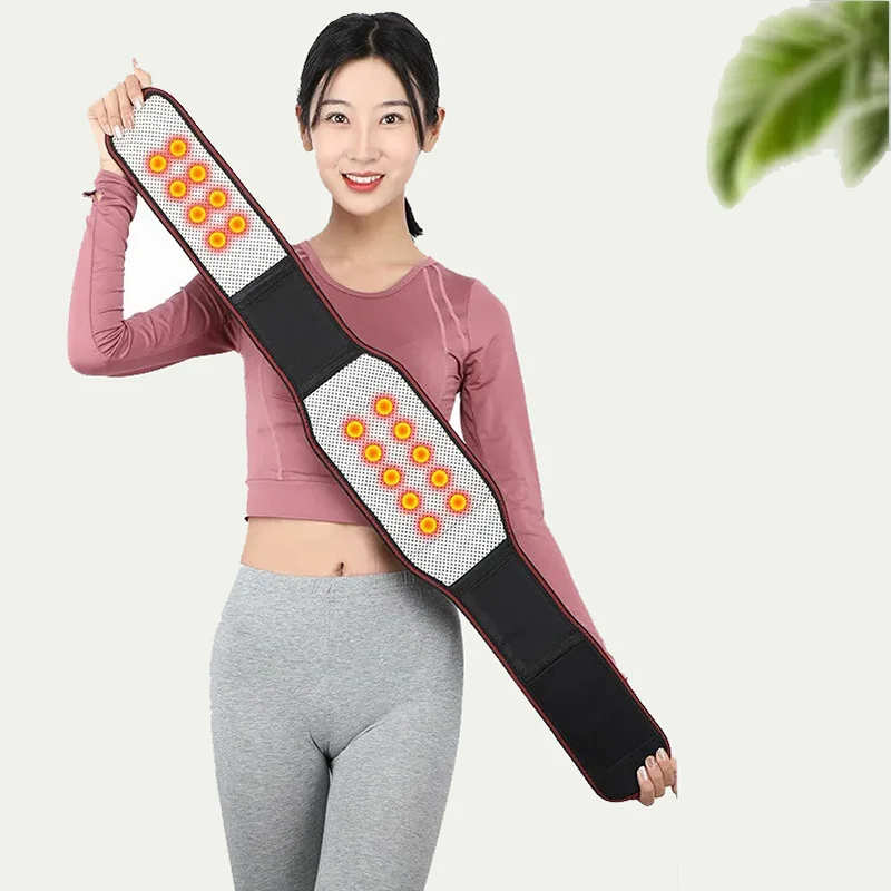 Tourmaline Self Heating Magnetic Therapy Back Waist Support Belt Adjustable Lumbar Pain Relief Brace Massage &amp Health Care | Спорт и