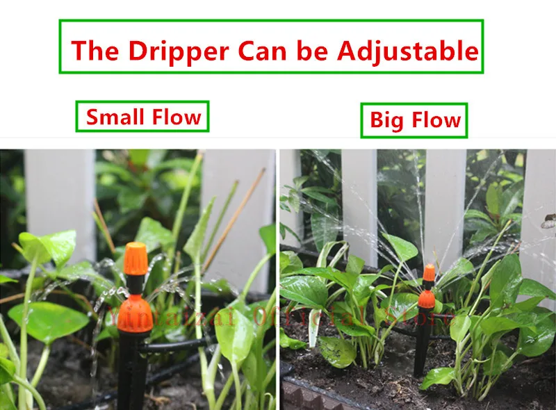 20/25 м распыления микро разбрызгиватель воды таймер Капельное оросительное оборудование Семья балкон сад синхронизации автоматического полива Наборы