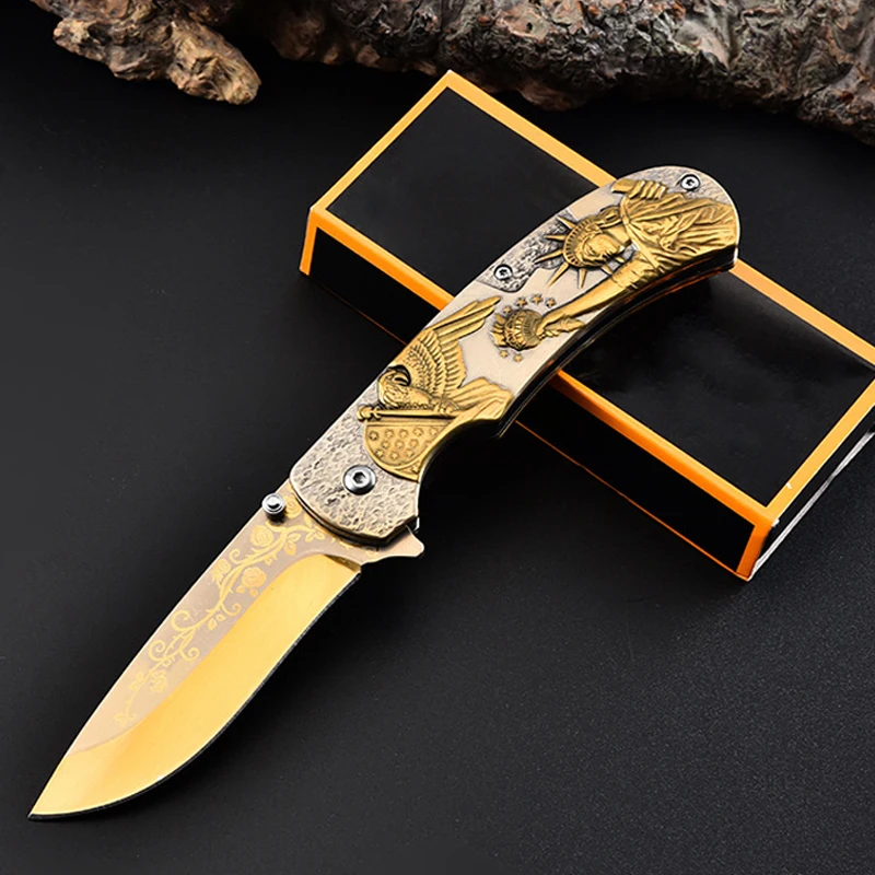 7 8 &quotУниверсальный Военный нож быстро открывающийся карманный полностью