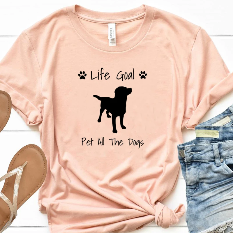 Футболка Life Goal с надписью Все собаки|Футболки| |