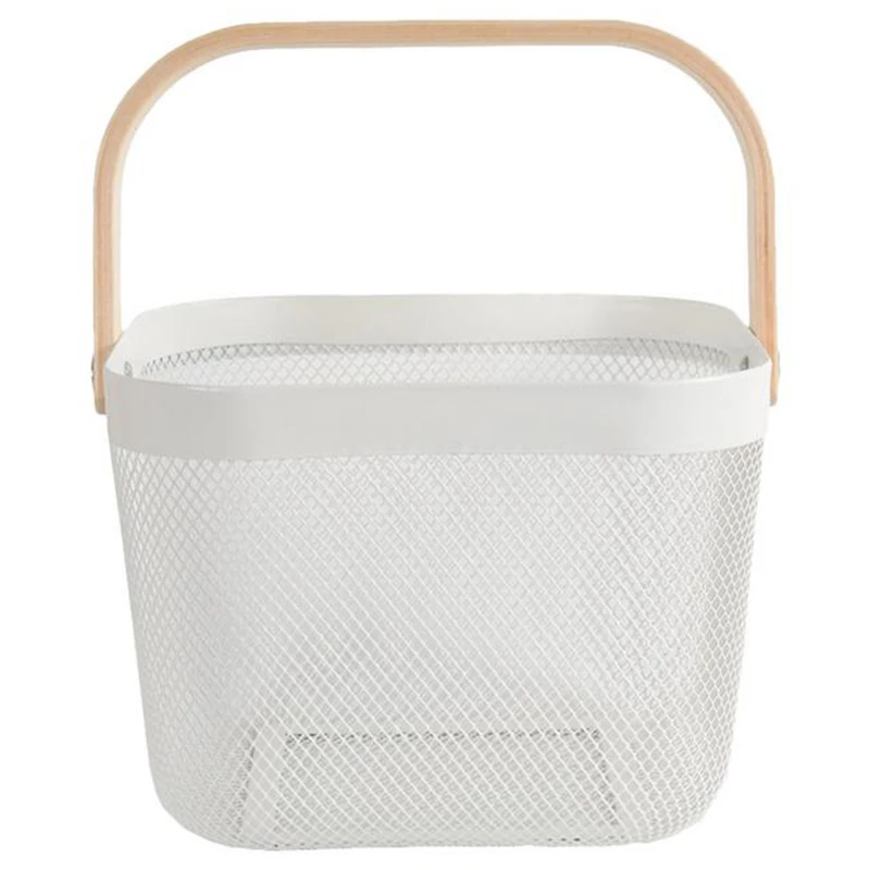 Конфеты цвета деревянная ручка Фрукты корзина для овощей металлическая сетка