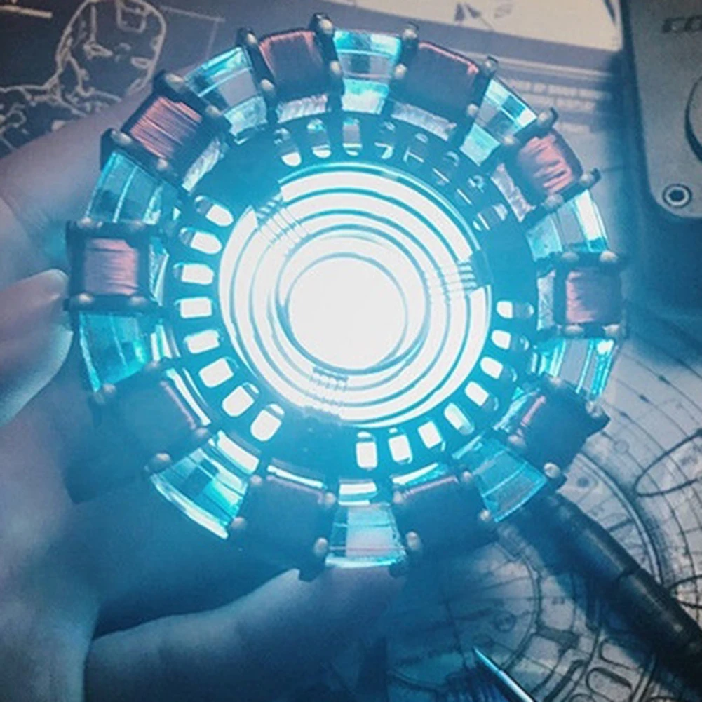 Arc Reactor DIY Model Kit LED Chest USB Light Movie Props Action Figure Toy Very cool illuminant arc ornament lamp | Игрушки и хобби