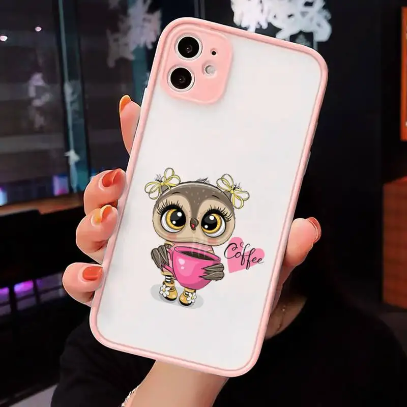 

Corgi Phone Case matte transparent For Pink iPhone 7 8 x xs xr 11 12 pro plus max mini Clear Funda