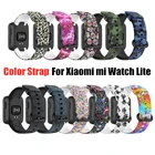 Силиконовый ремешок для XiaoMi Mi Watch LiteRedmi Watch, сменный спортивный цветной браслет-ловушка для часов Mi Lite