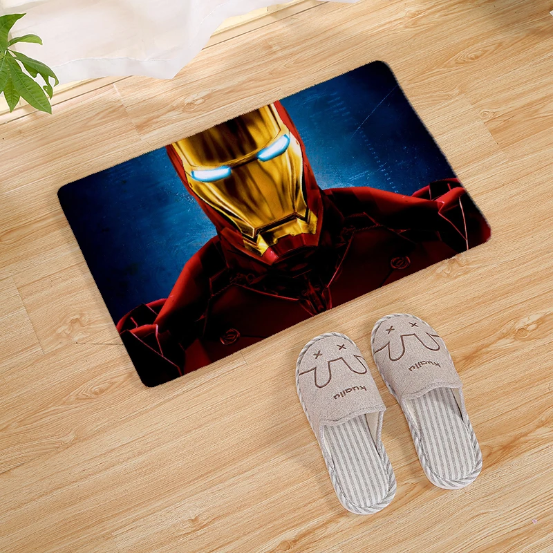 Marvel, супер герой, логотип, принт, домашний коврик, стелька, для кухни, ковер, для дома, для улицы, добро пожаловать, для ванной, Противоскользящие коврики, 80 см