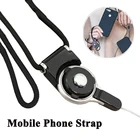 Мобильный телефон ремень для iPhone 12 11 Pro XS Max портативный шнурки на лямке вокруг шеи чехол для телефона с ремешком на ожерелье Keycord брелок для ключей шейный ремень