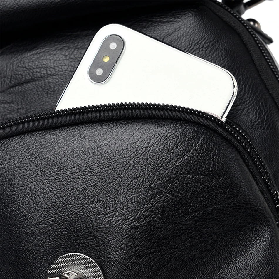 3 в 1 женский рюкзак из мягкой кожи для девочек подростков 2020 повседневный рюкзак|