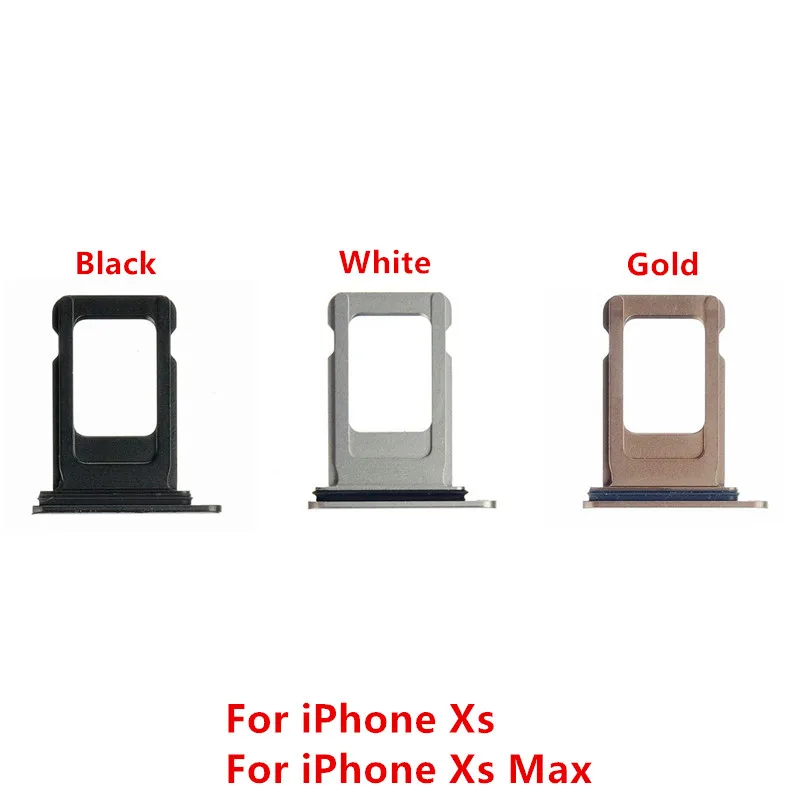 Для iPhone X Xs Max одиночный Micro Nano держатель sim-карты лоток Слот адаптер гнездо