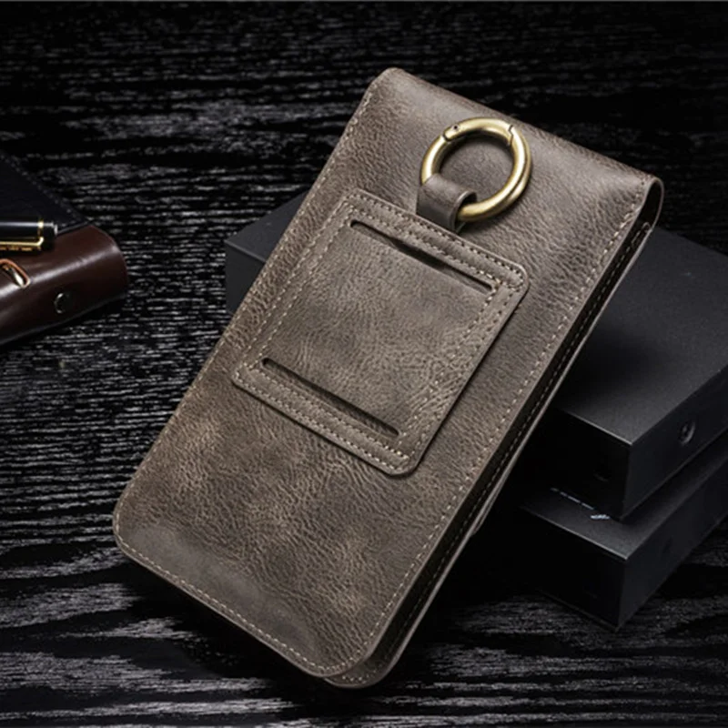 Универсальный кожаный чехол-сумка для Xiaomi Redmi Note 7 5 6 8 Pro Mi8 Mi 9 A2 Lite 6X Mi9 SE поясной