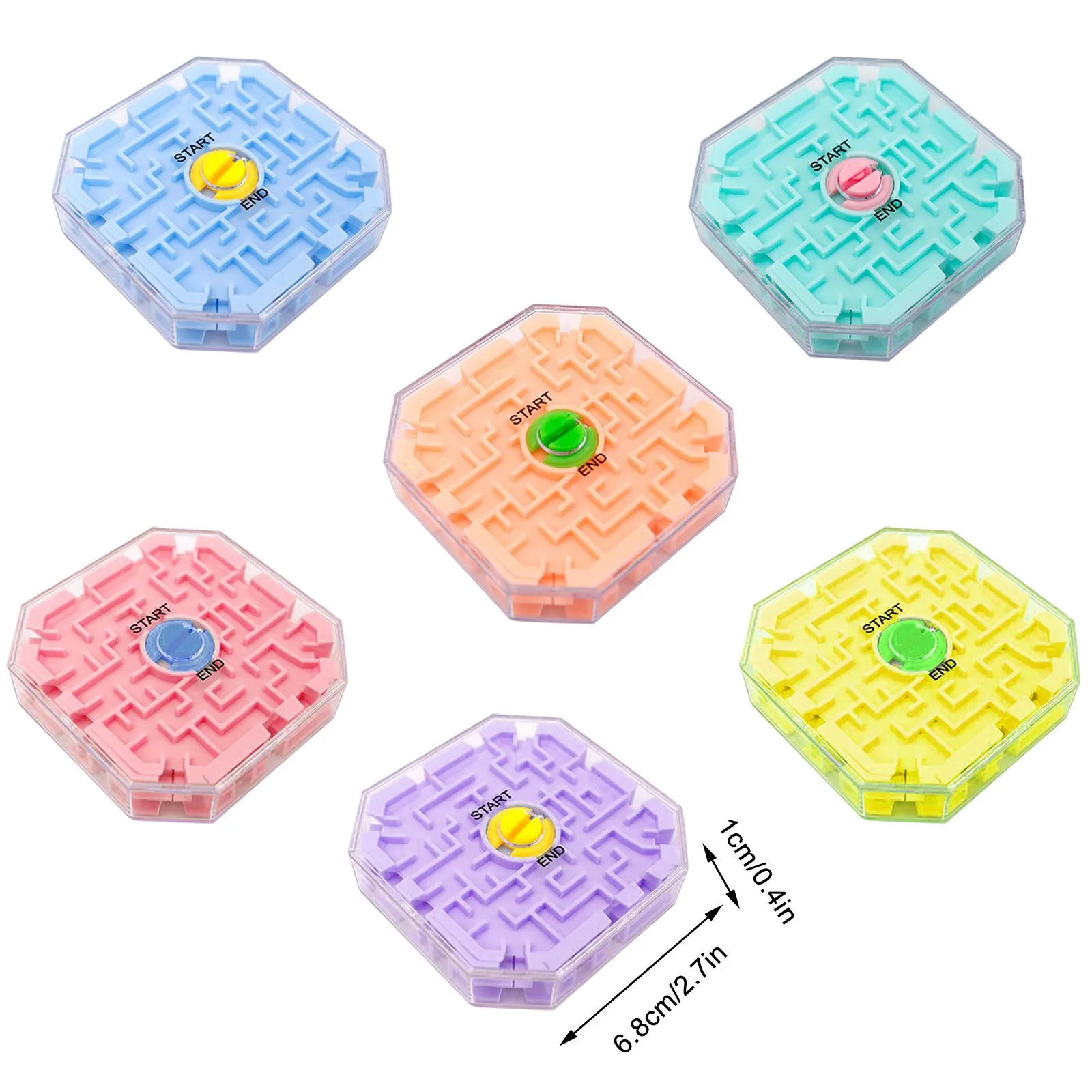 

3d Gravity Memory Sequential Maze Ball Puzzle Toy Gifts For Kids Adults Hard Challenges Game Lover Tiny Balls Brain Teasers 3pcs