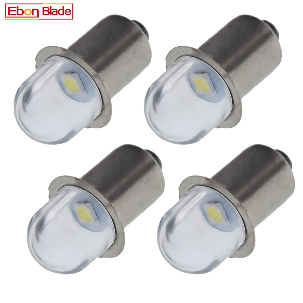 

4 шт. теплый белый P13.5s Pr2 Pr3 светодиодная лампа 2835 1SMD фонарик сменный налобный фонарь энергосберегающая рабочая лампа 3 В 4,5 В 6 В 12 В 18 В