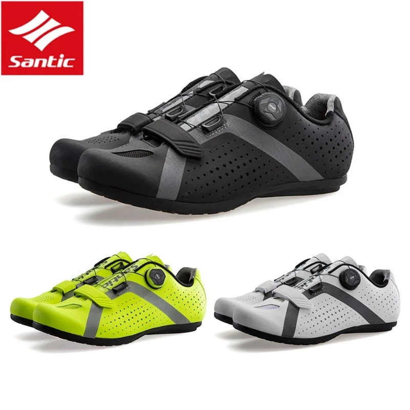 Мужские спортивные кроссовки Santic профессиональные дышащие из углеродного
