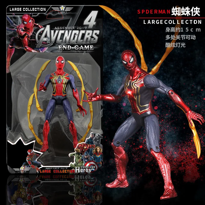 

NEW Marvel Avengers 4 Endgame Movie Anime Black Panther SpiderMan Captain America Ironman hulk thor Superhero Action Figure