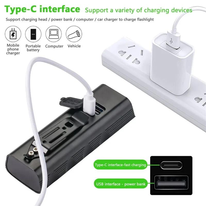 

Powerful 10,000mAh Bicycle Light 5 Leds USB Rechargeable T6 Bike Light Flashlight MTB Cycling Accessories as Power Bank