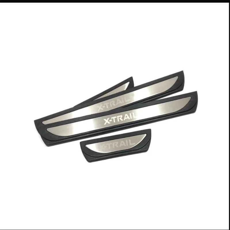 

For Nissan X-trail XTrail t33 2021 2022 Car Door Sill Scuff Plates Protector decor sticker panel car Accessories
