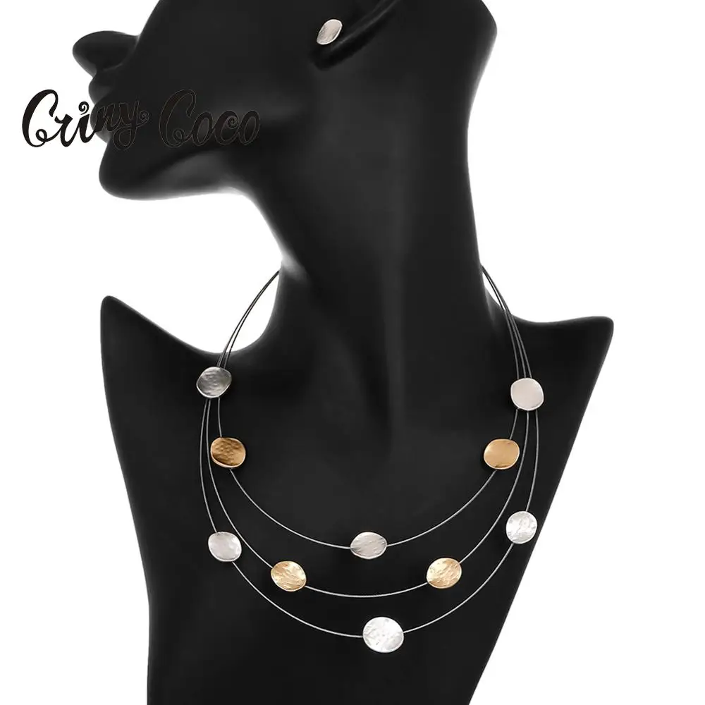 Модные брендовые ювелирные изделия Cring Coco золотого и серебряного цвета