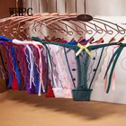 WHPC женские трусики, сексуальные женские стринги, кружевные женские Эротические трусики, нижнее белье с низкой посадкой, женские кружевные трусики с вырезами