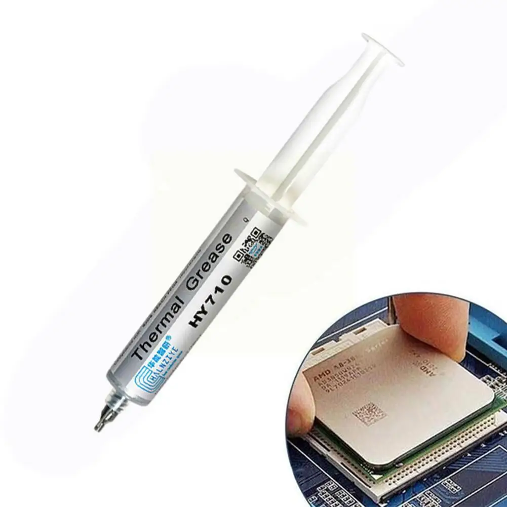 

Hy710-tu20 20g Thermal Grease Paste Heatsink Compound Glue Silicone Grease For Computer Heat Cpu U8y6