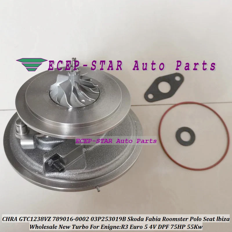 Турбокартридж CHRA 789016 -5001С -0002 03П 253019 B GTC1238VZ Для Skoda Fabia Roomster SE-AT lbiza Polo DPF R3 1.2L