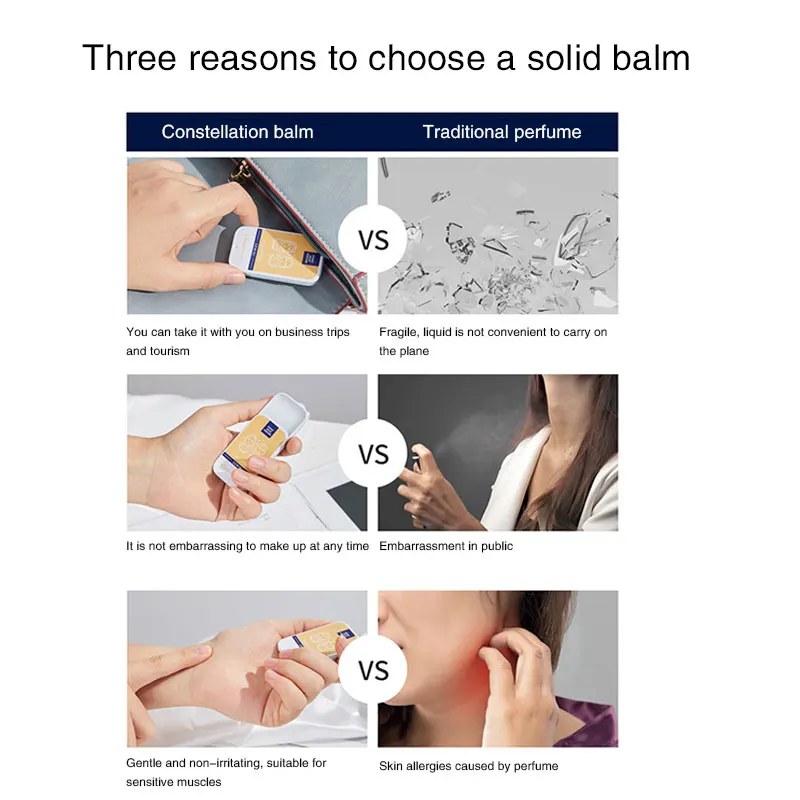 Высокое качество 12 знаков созвездие Твердый дезодорант твердый аромат волшебный