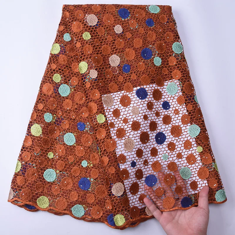 Новейшая африканская кружевная ткань из гипюра французское нигерийское кружево