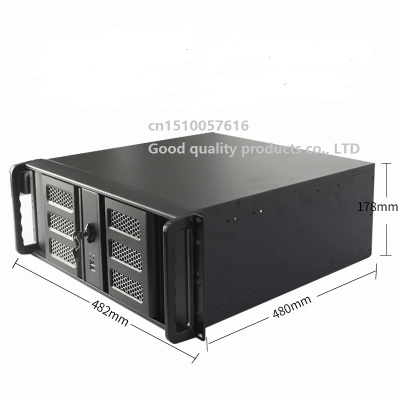 4U алюминиевый панельный компьютер 4U480MM промышленный/сервер/DVR/шифрование/двойная