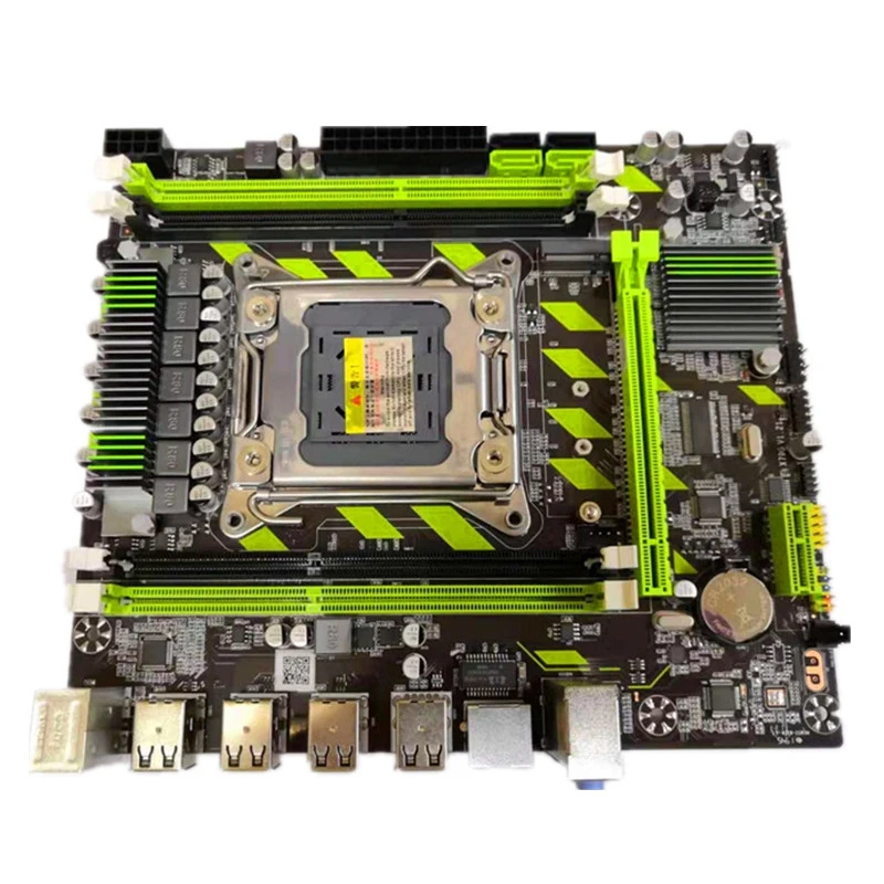 

X79 Desktop Computer Motherboard, 2011 Pin M.2 Interface Supports DDR3 RECC Memory Game Set Motherboard,for