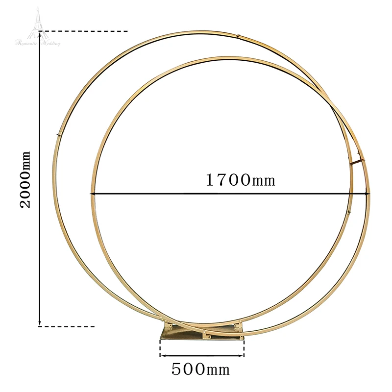 1 шт./лот романтический свадебный новый дизайн Свадебная металлическая Арка с