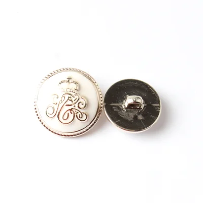 10PCS21MM Красивая жемчужная металлическая кнопка для пальто Скрапбукинг пошив одежды аксессуары для одежды DIY ремесла - Цвет: U
